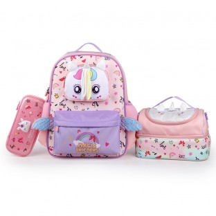 Unicorn - kids backpack set